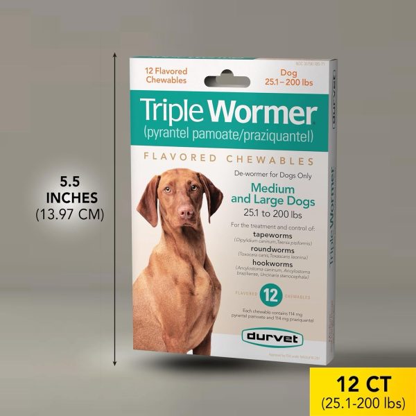 Durvet Triple Wormer for Medium and Large Dogs - Image 5